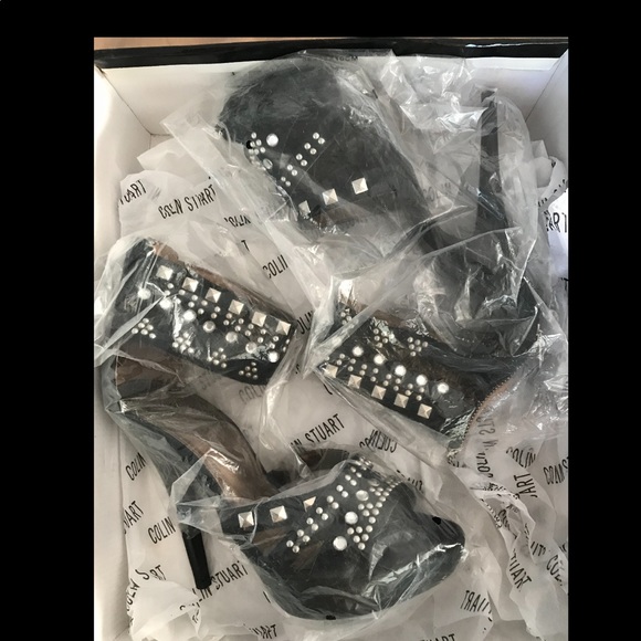 Colin Stuart Studded Heels - Picture 3 of 3